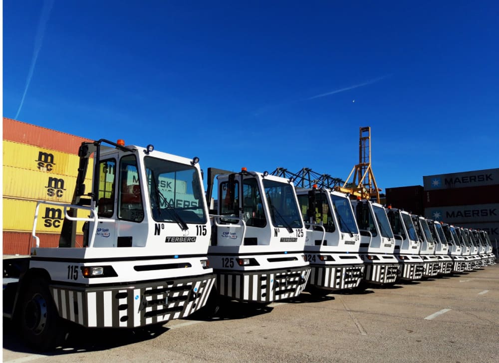 CSP Iberian Valencia Terminal continua este 2021 con su plan de inversión, incorporando este mes 15 nuevas tractoras