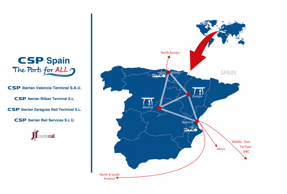 COSCO SHIPPING Spain sustainably connects Spanish logistics centers