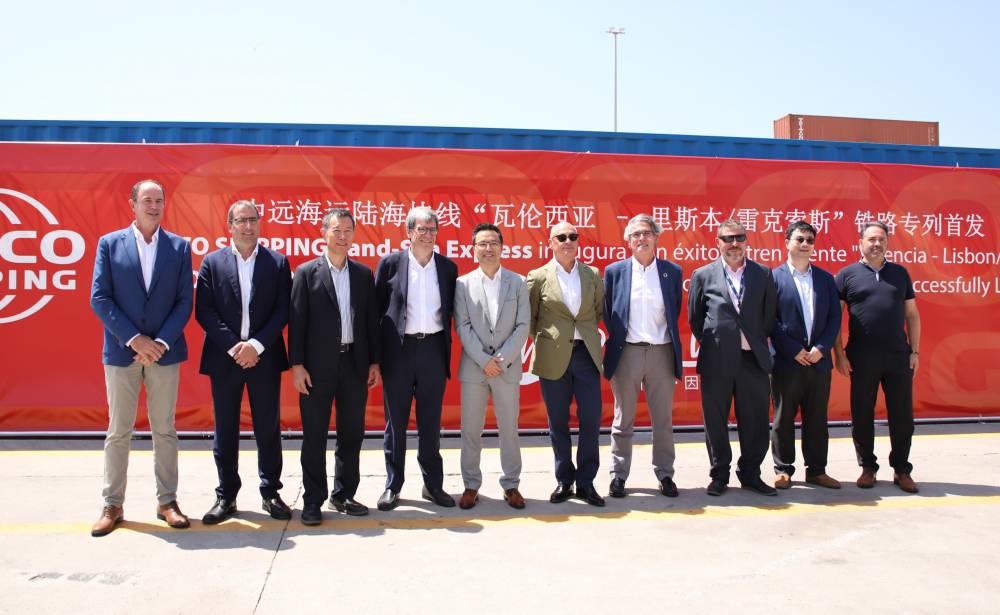 COSCO SHIPPING Lines en colaboración con el operador ferroviario de CSP Spain conectan Valencia y Lisboa