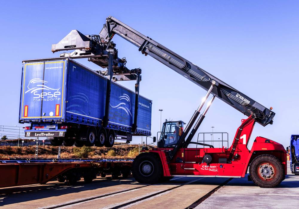 CSP Iberian Zaragoza Rail Terminal confirma su plena capacidad para operar trenes de ferroutage