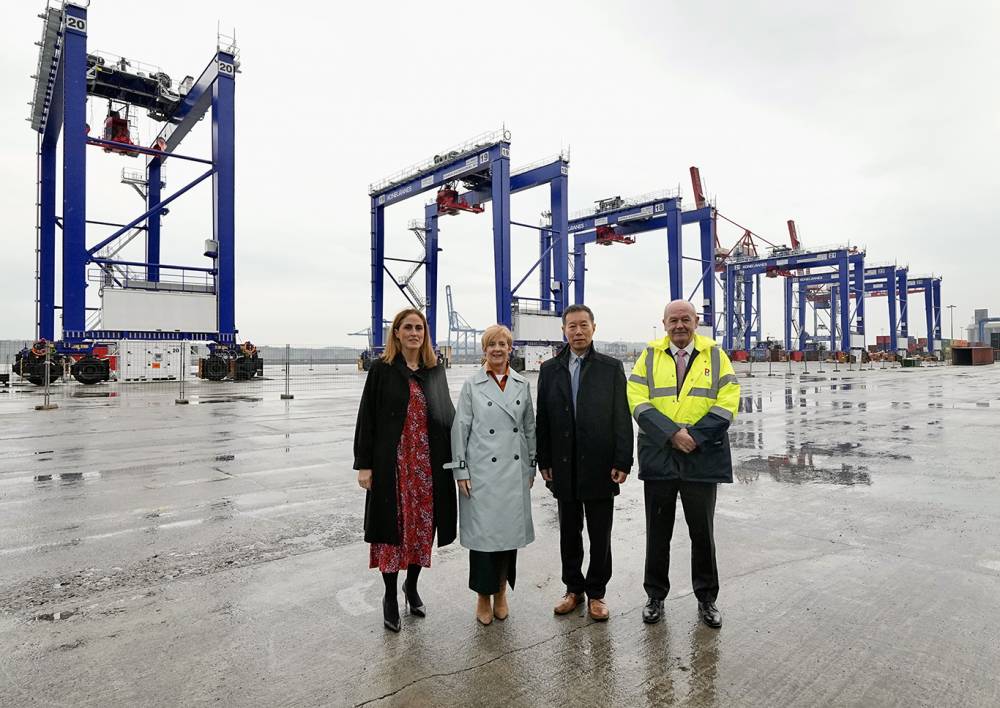 CSP Iberian Bilbao Terminal inaugura sus seis nuevas grúas RTG híbridas ecoeficientes
