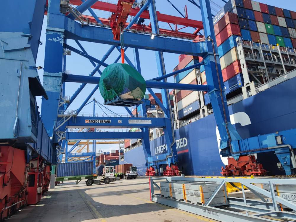 CSP Iberian Valencia Terminal sigue apostando por las cargas de proyectos de la mano de sus clientes