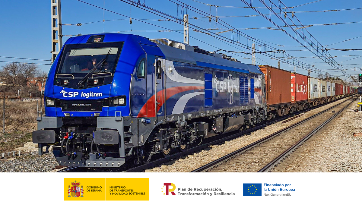 CSP Logitren recibe una subvención de 984.912,57 euros en la tercera convocatoria de los ecoincentivos para impulsar la eficiencia y sostenibilidad del transporte ferroviario de mercancías